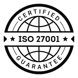 ISO 27001 certification badge