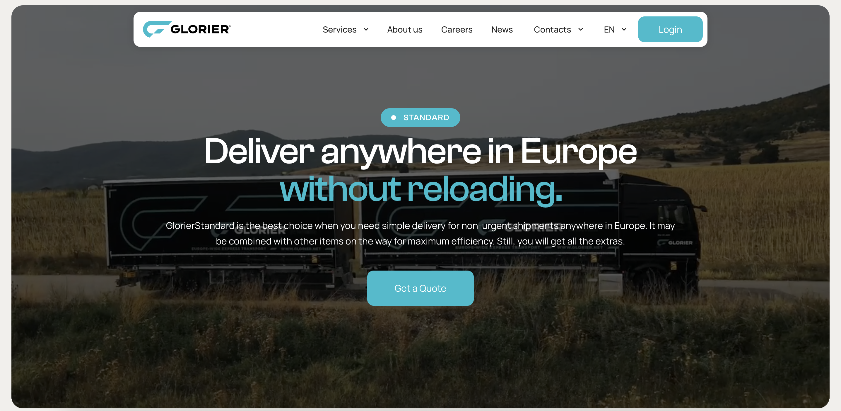 Glorier: TMS & CRM · Logistics